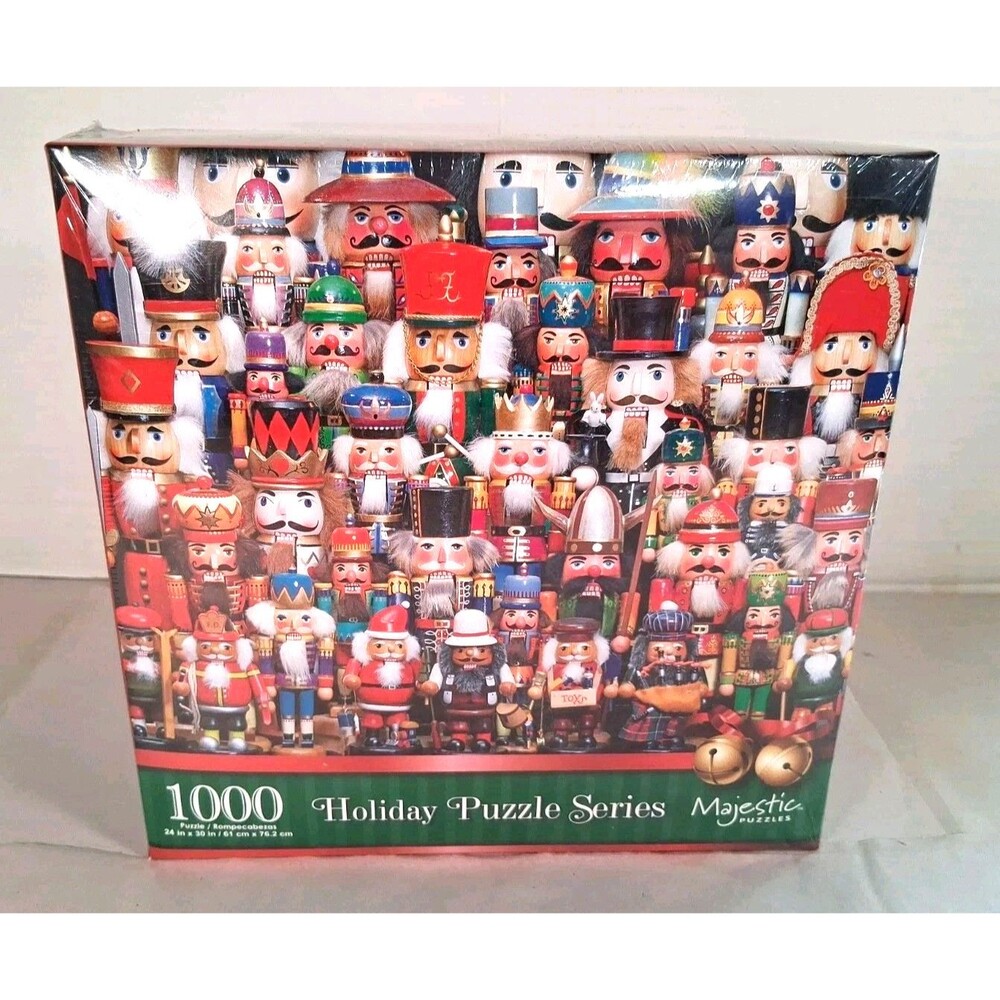 New Sealed 24 X 30 Majestic Holiday Puzzle Series Nutcracker Collection 1000 Pc